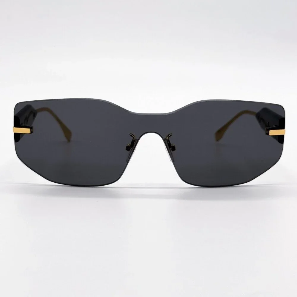 NEW FENDI SUNGLASSES FE40066U 30A GOLD/GRAY UNISEX EYEWEAR